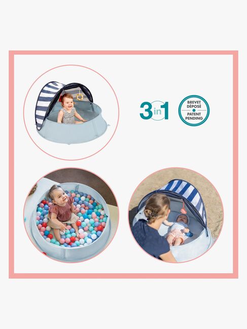 BabyMoov UV-Telt, Blue/White