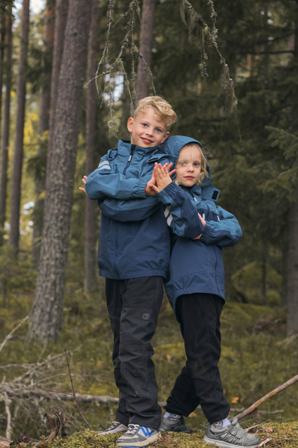 Lindberg Lingbo Skalljakke, Turquoise/Navy