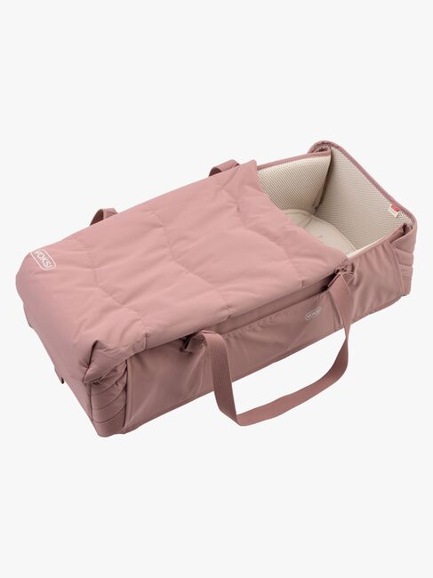 Voksi Carry Me Softbag, Blush Pink Leaf