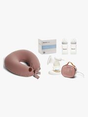 Beemoo CARE Single Elektrisk Brystpumpe Ammepakke, Ashes of Roses