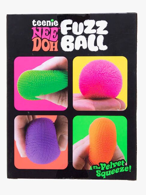 NeeDoh Teenie Fuzz Stressballer 4-Pakk