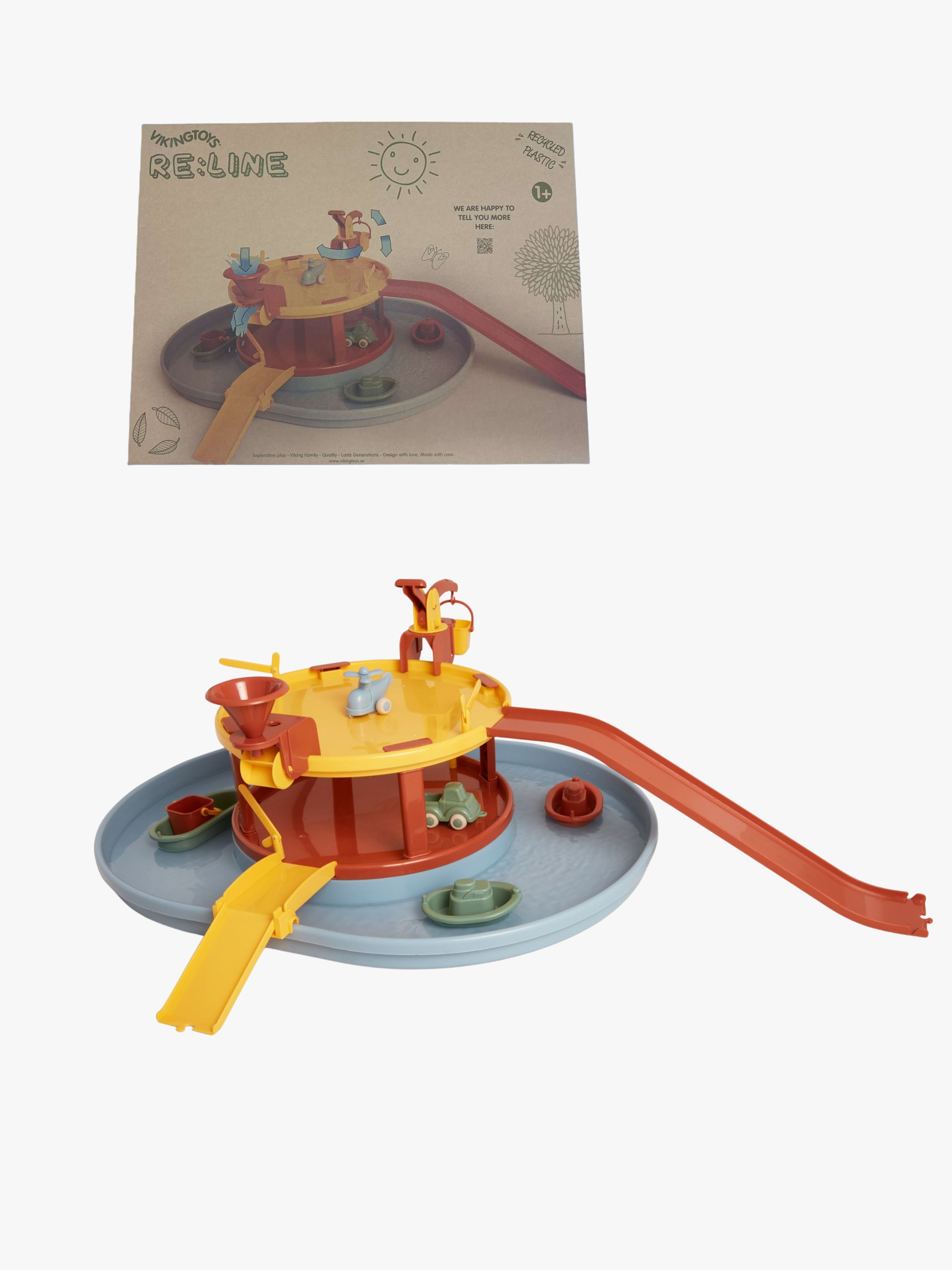 Viking Toys Reline Lekesett Havn - Båter & Fartøy - Resirkulert plast