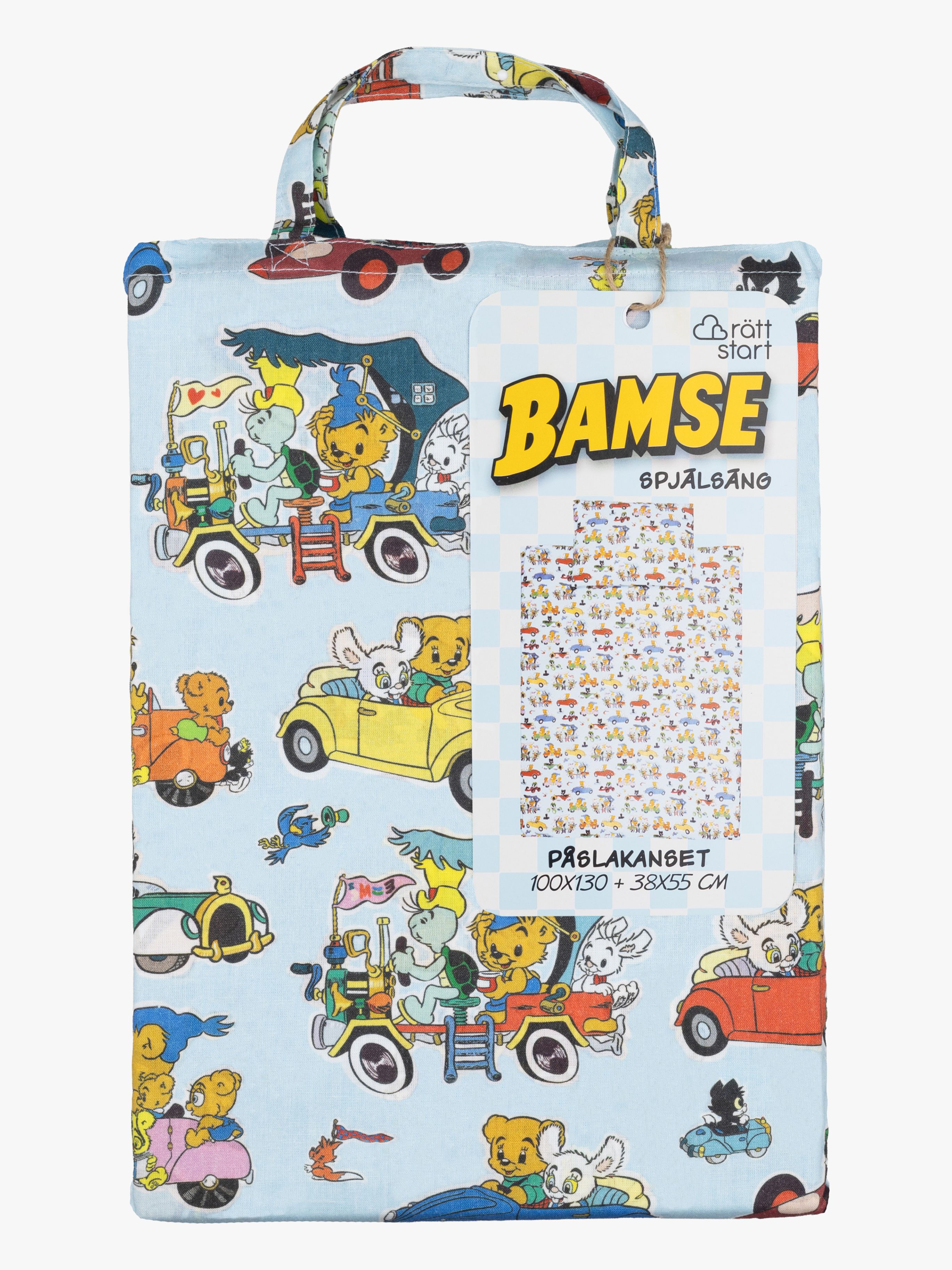 Bamse Sengesett Sprinkelseng 100x130 - Sengesett - 100% Bomull