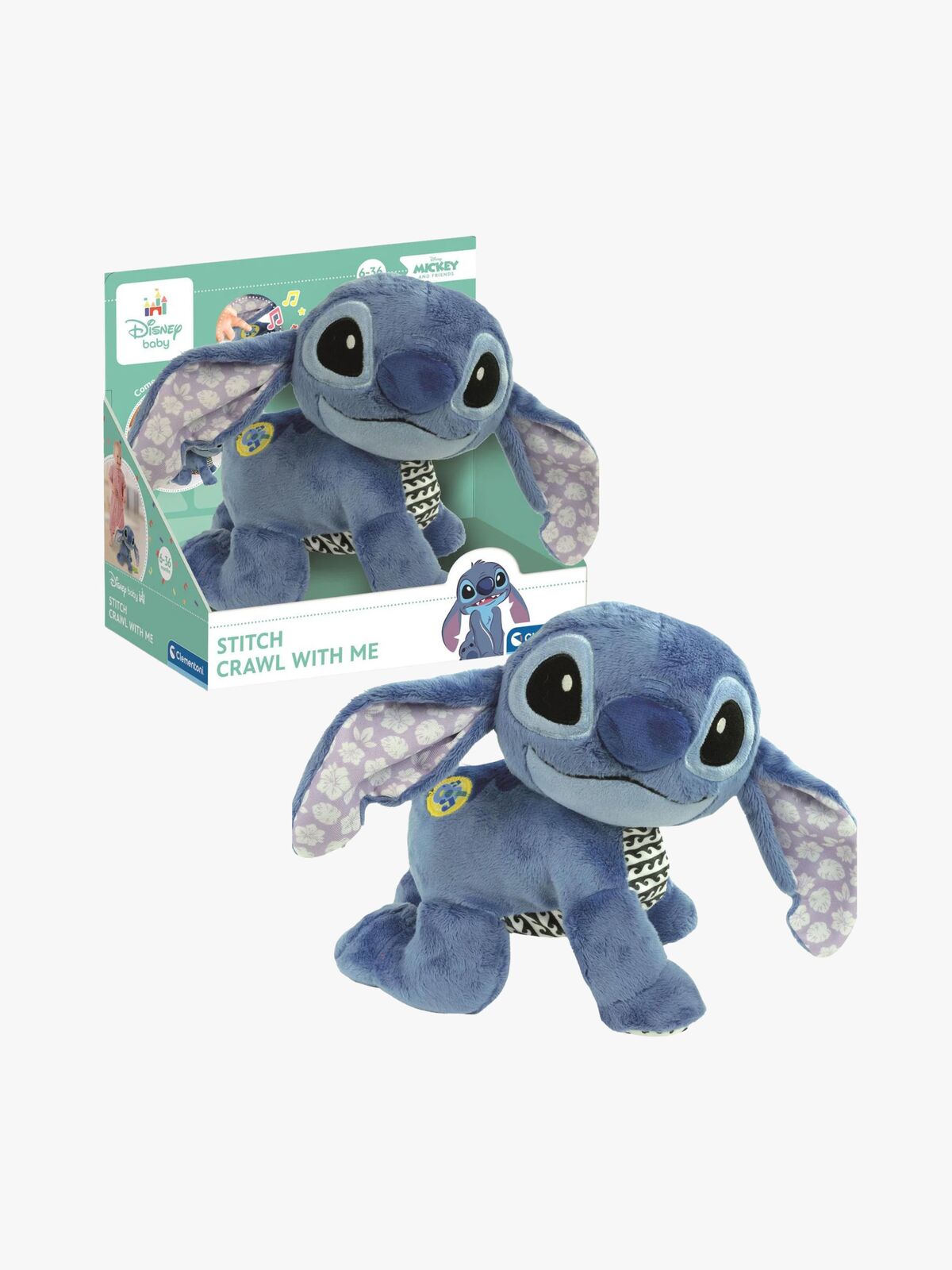 Clementoni  Interaktivt Kosedyr Lær Å Krabbe