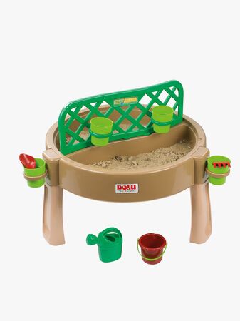 Dolu Gardening, Sand, Water, Creativity 4-in-1 Lekebord, Brun
