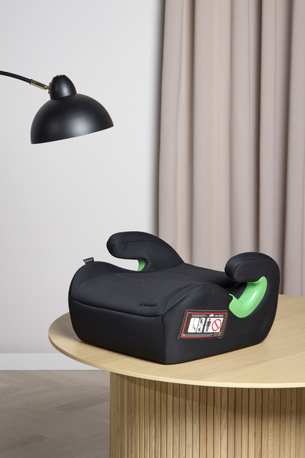 Beemoo Raise 2 i-Size Beltepute inkl. Beemoo Deluxe Sparketrekk med Oppbevaring, Black Stone