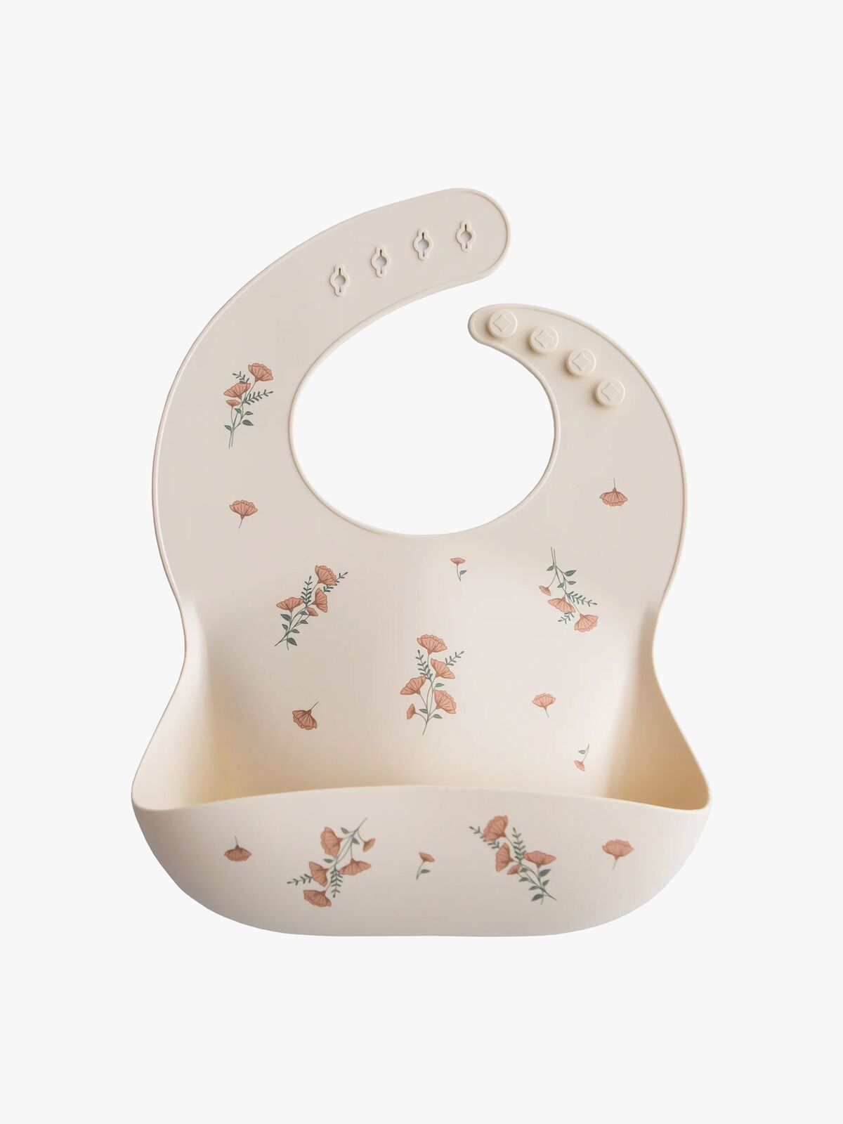 Mushie Smekke Silikon, Pink Flowers