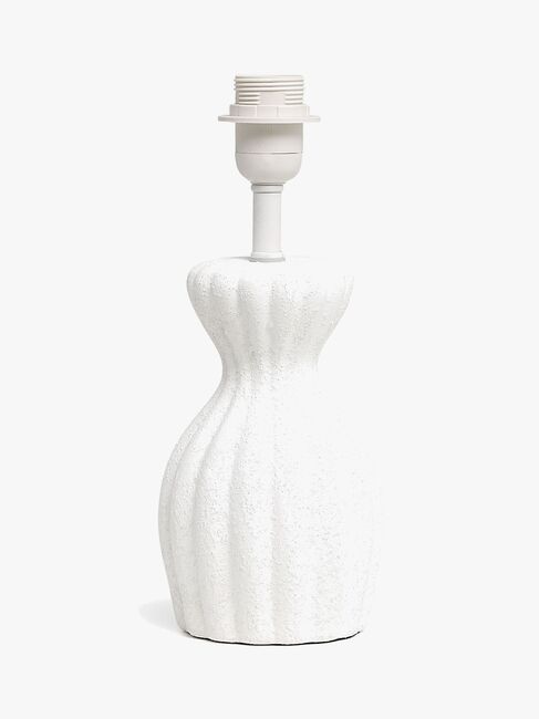 Alice & Fox Curve Lampefot, Chalk White