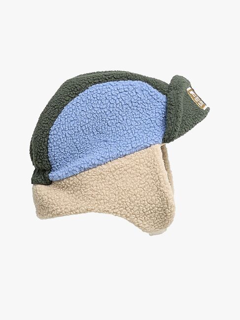 Nordbjörn Knallen Fleece-lue, Sesame/Tobacco Brown/Deep Depths