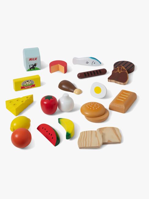 Melissa & Doug Kjøkkenleker Mat Med 4 Esker