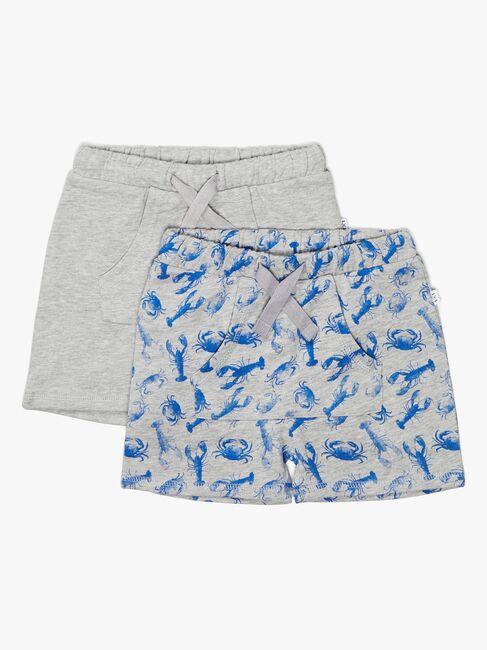 Luca & Lola Ricolo Shorts 2-pack, Grey Melange