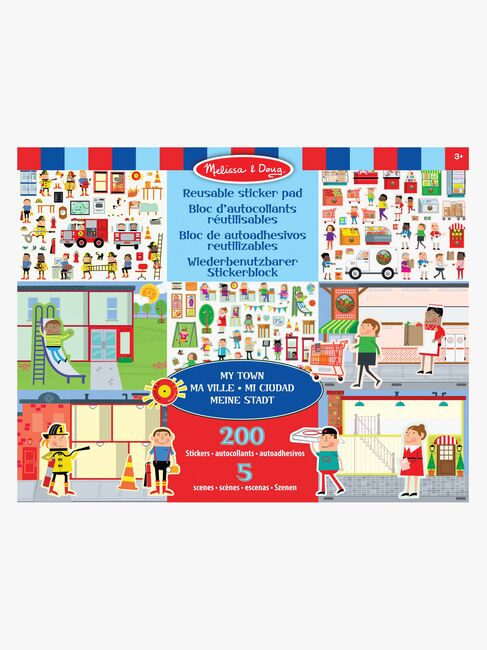 Melissa & Doug Klistremerkebok By 200 Stk
