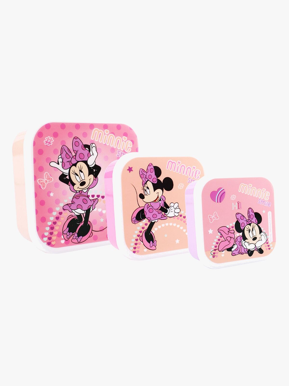 Disney Minni Mus 3 in 1 Snackboks Fresh Bites, Rosa