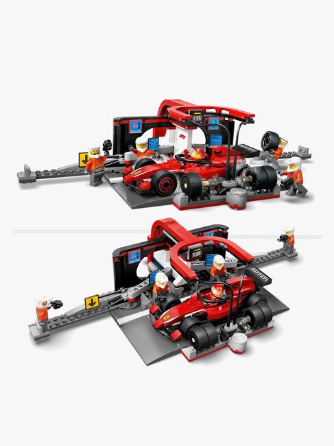 LEGO City 60443 F1-depotstopp og -team med Ferrari-bil