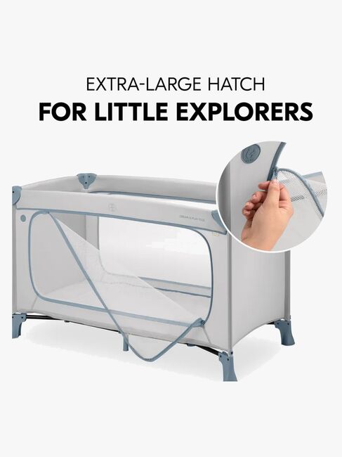 Hauck Dream N Play Plus Reiseseng, Dusty Blue
