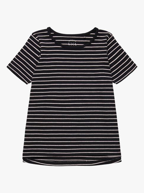 Luca & Lola Malena Topp 2-pack, Black/Pink Stripes