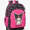 Hello Kitty Kuromi Trolley Trillekoffert 21L, Rosa/svart
