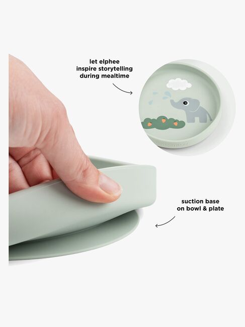 Done By Deer Elphee Silikon Matsett Stick & Stay, Green