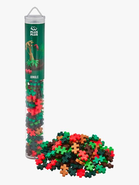 Plus-Plus Byggesett med Bunnplate & Tube New Mix, 4x100 Deler