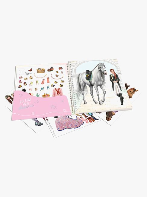 Miss Melody Dress Me Up Klistremerkebok