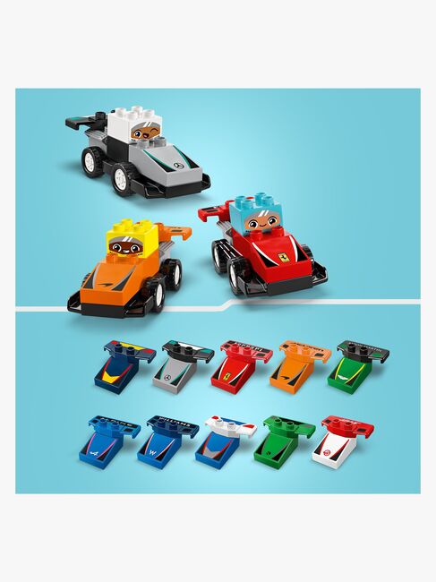 LEGO DUPLO Town 10445 F1 Team med racerbiler og sjåfører