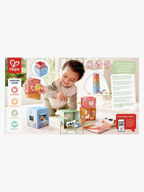 Hape Eventyrbok med Lekesett The Happy Stables