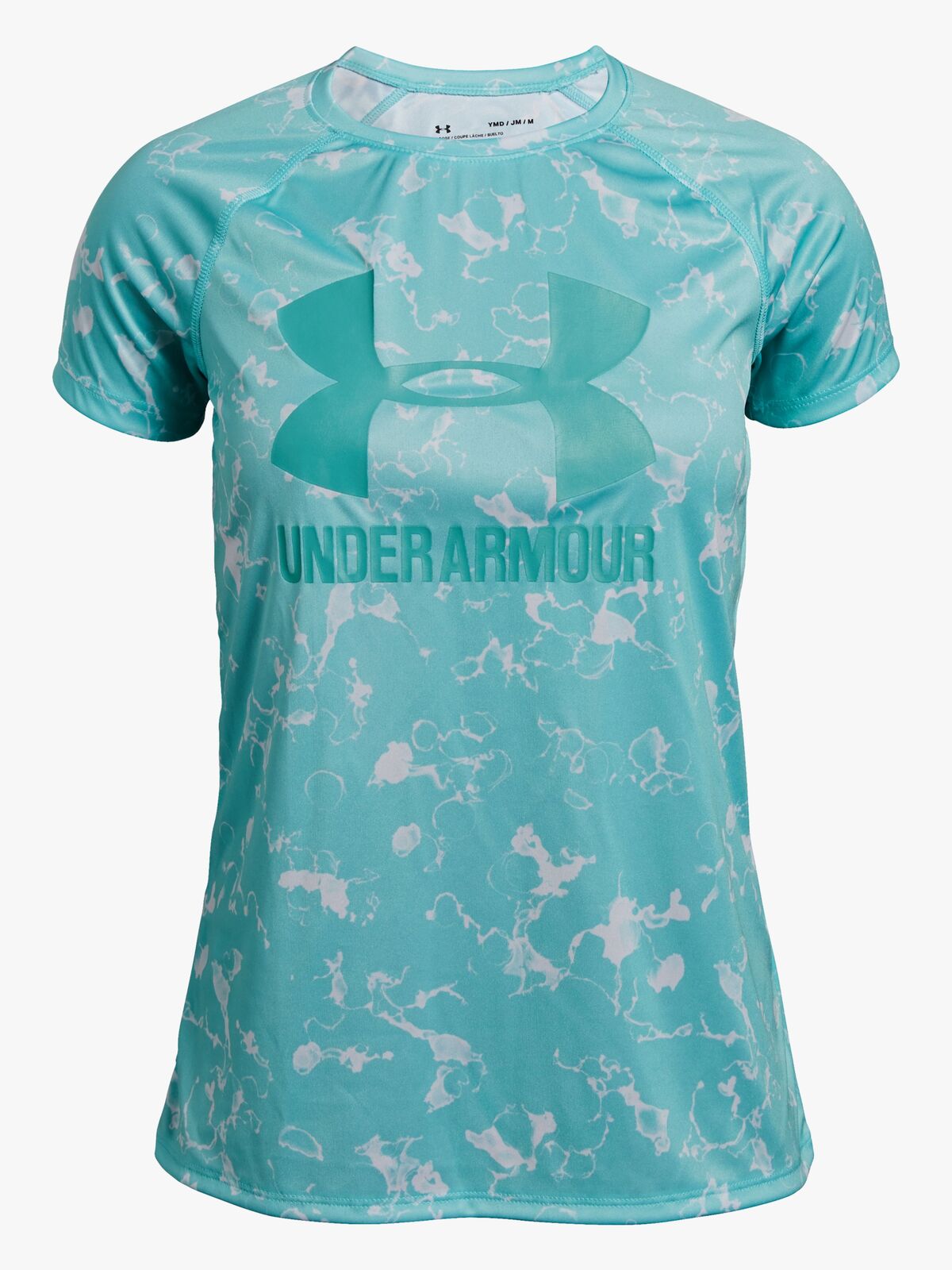 Under Armour Big Logo Tee Novelty SS Treningstrøye, Neo Turquoise