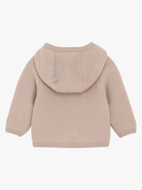 Huttelihut Ullfleecejakke Merinoull, Mahogany Rose