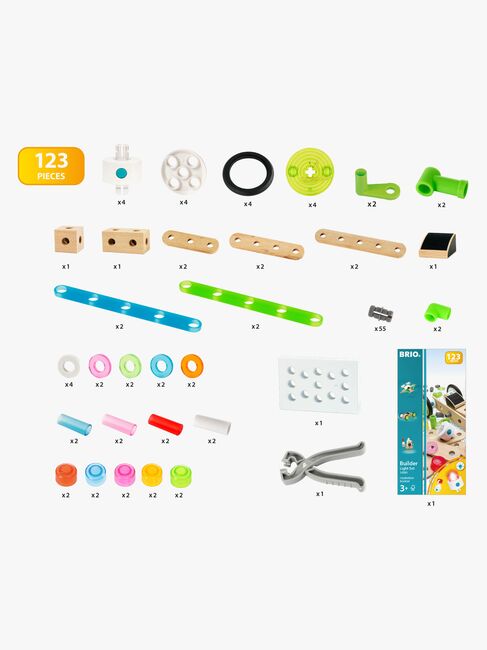 BRIO 34593 Builder Byggesett Med Lys