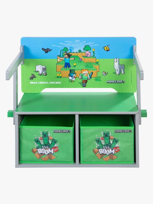 Minecraft Sammenleggbar Oppbevaringsbenk med Bord, Multi
