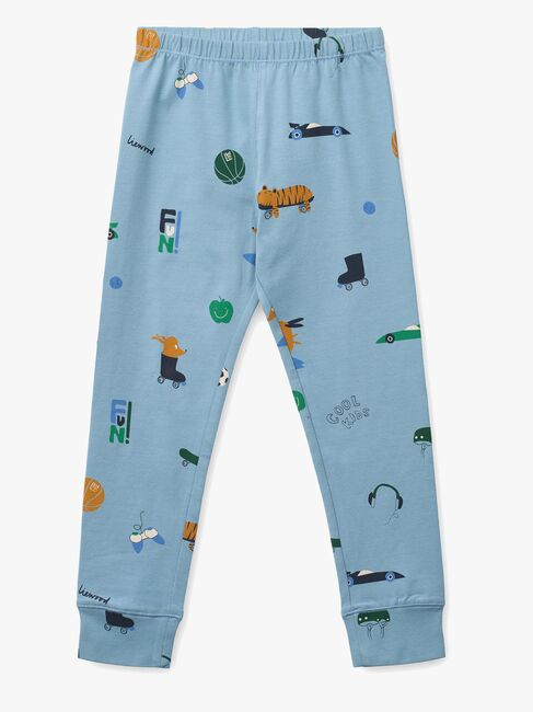 LIEWOOD Wilhelm Pysjsett, Dog/fun/beach blue/mix