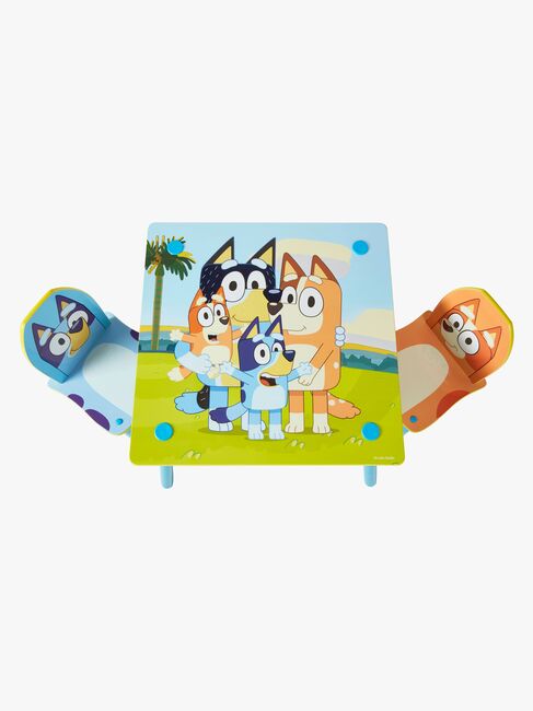 Bluey Bord og Stoler, Blå