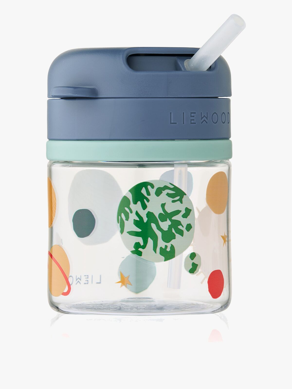 LIEWOOD Pavia Tritan Sugerørkopp 280 ml, Universe/Classic navy