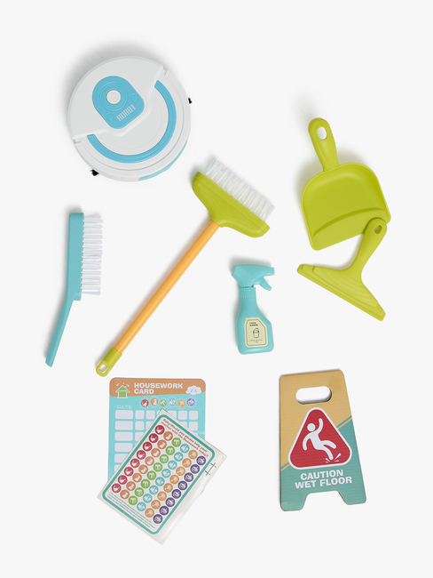 Cloudberry Castle Rengjøringssett med Elektrisk Robotstøvsuger