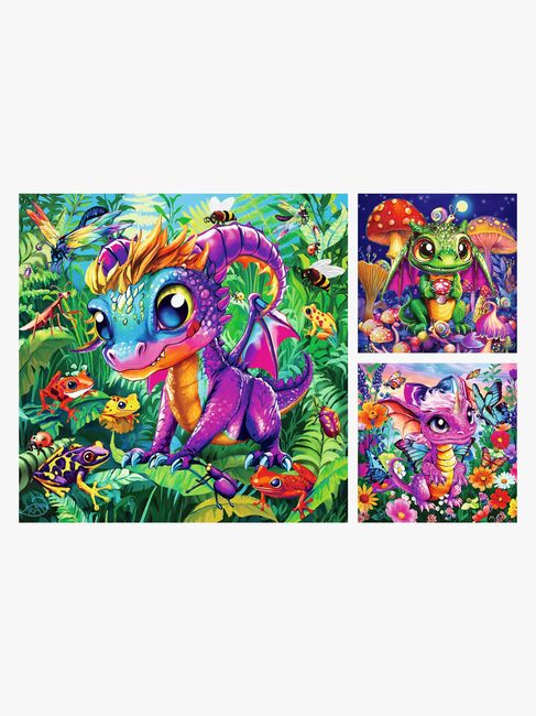 Ravensburger Puslespill Baby Garden Dragons 49 Brikker 3-in-1