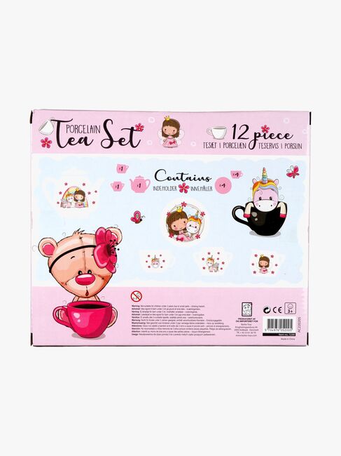 Barbo Toys Lillie & Ellie Teservise i Porselen 12 Brikker