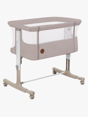 Lionelo Aurora Bedside Crib 3-in-1, Beige Cappucino
