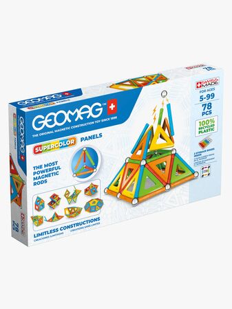 Geomag Supercolor Panels Recycled Byggesett 78 Deler