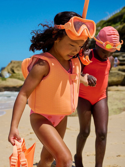 SUNNYLiFE Dykkersett, Neon Coral Marble