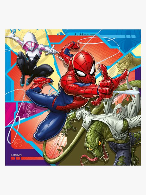 Ravensburger Marvel Spider-Man Puslespill 3x49 Brikker