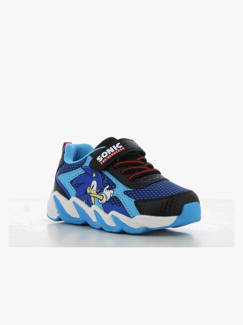 Sonic  Blinkende Sneakers, Black/Cobalt Blue