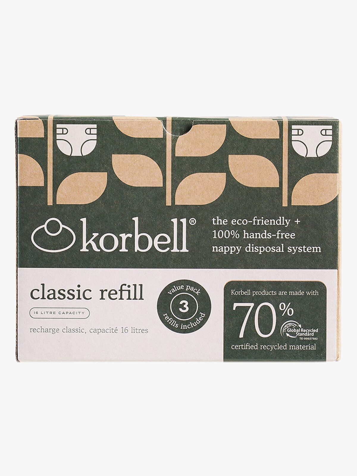 Korbell Classic Refill 3-Pakk