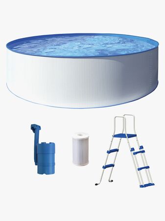Swim & Fun Kreta Basseng med Skimmer 350 cm