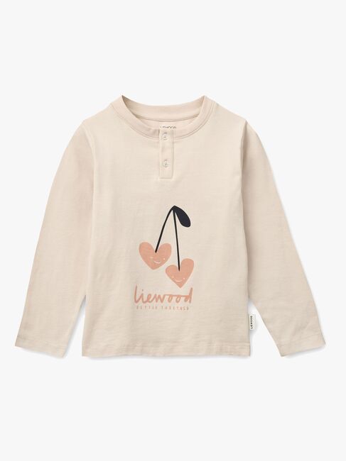 LIEWOOD Wilhelm Pysjsett, Heart/Sweetheart/Pale tuscany/mix