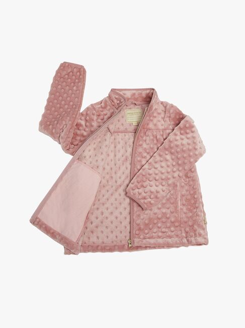 Petite Chérie Atelier Ella Fleecejakke, Mellow Rose
