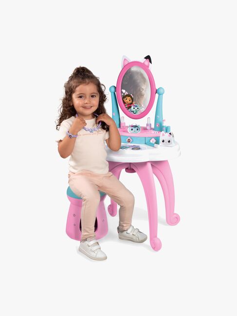 Smoby Gabby's Dollhouse 2-i-1 Sminkebord med Krakk