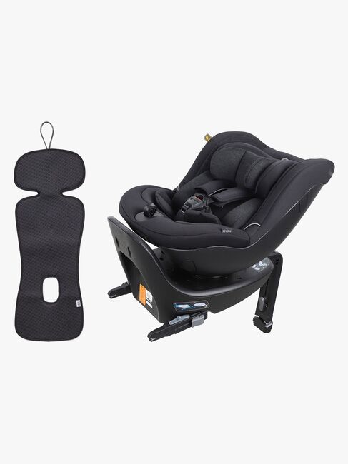 Beemoo Reverse i-Size Bakovervendt Bilstol inkl. Ventilerende Sittepute, Black Stone/Antracit