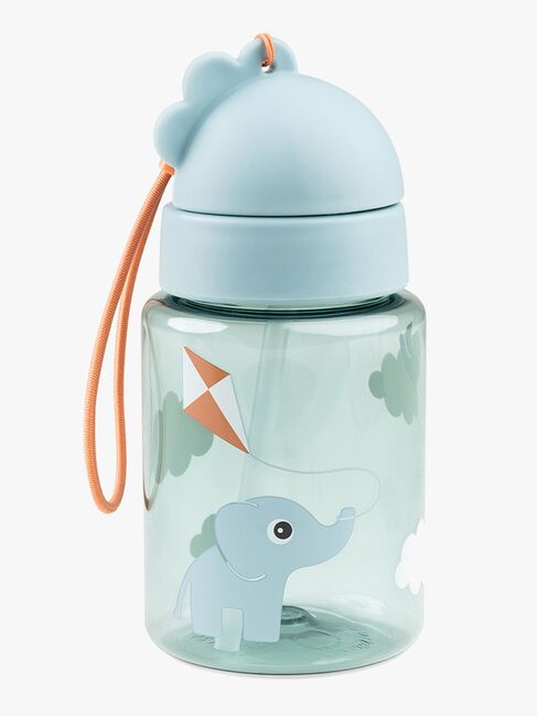 Done By Deer Lunsj- Og Snacksbokser med Sugerørkopp, Blue