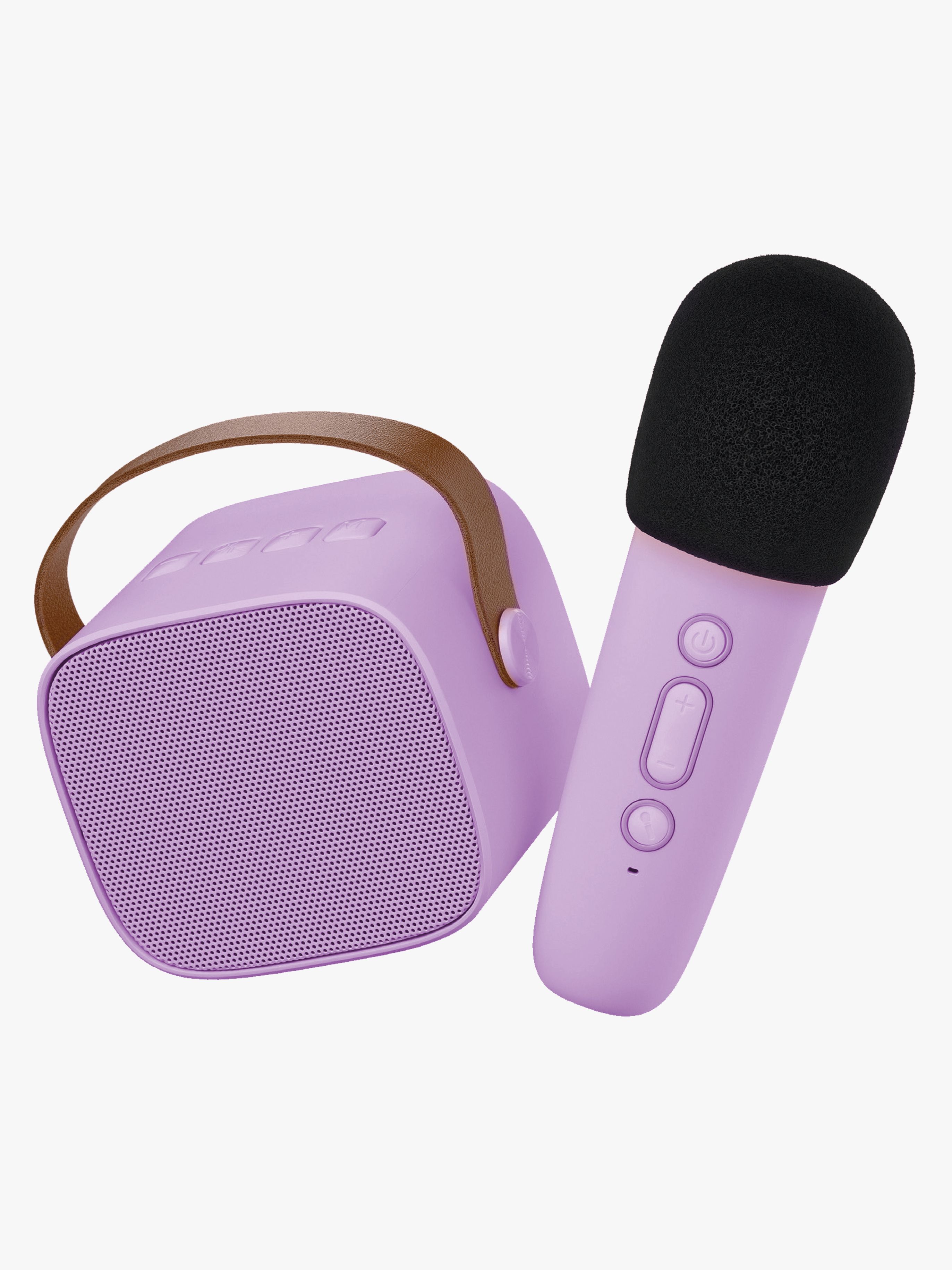 Lalarma Bluetooth-høyttaler med Trådløs Mikrofon, Lilla - Headset & Høyttalere - Resirkulert plast,Metall