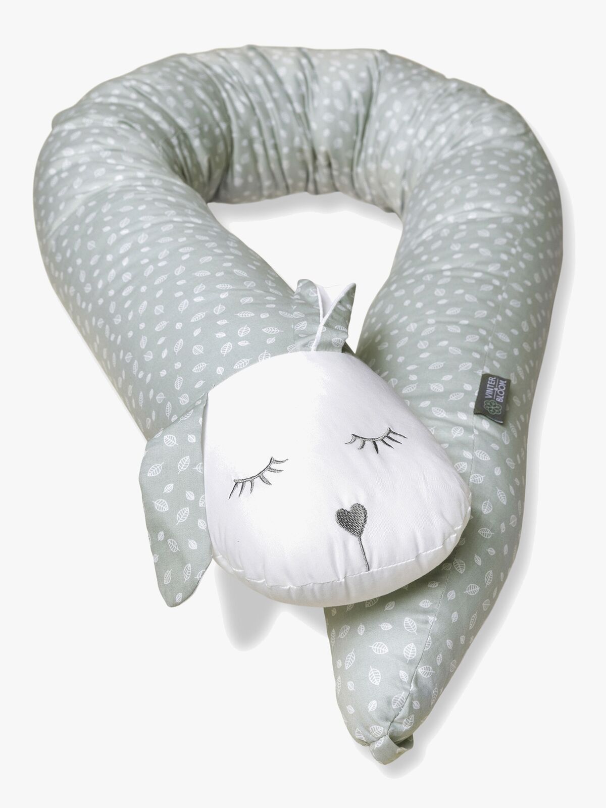 Vinter & Bloom Nordic Leaf Bumper, Mild Green